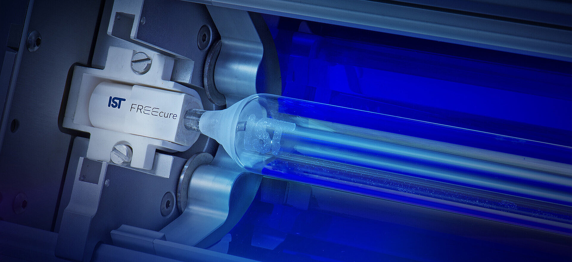 UV curing without Photo initiators and inertisation