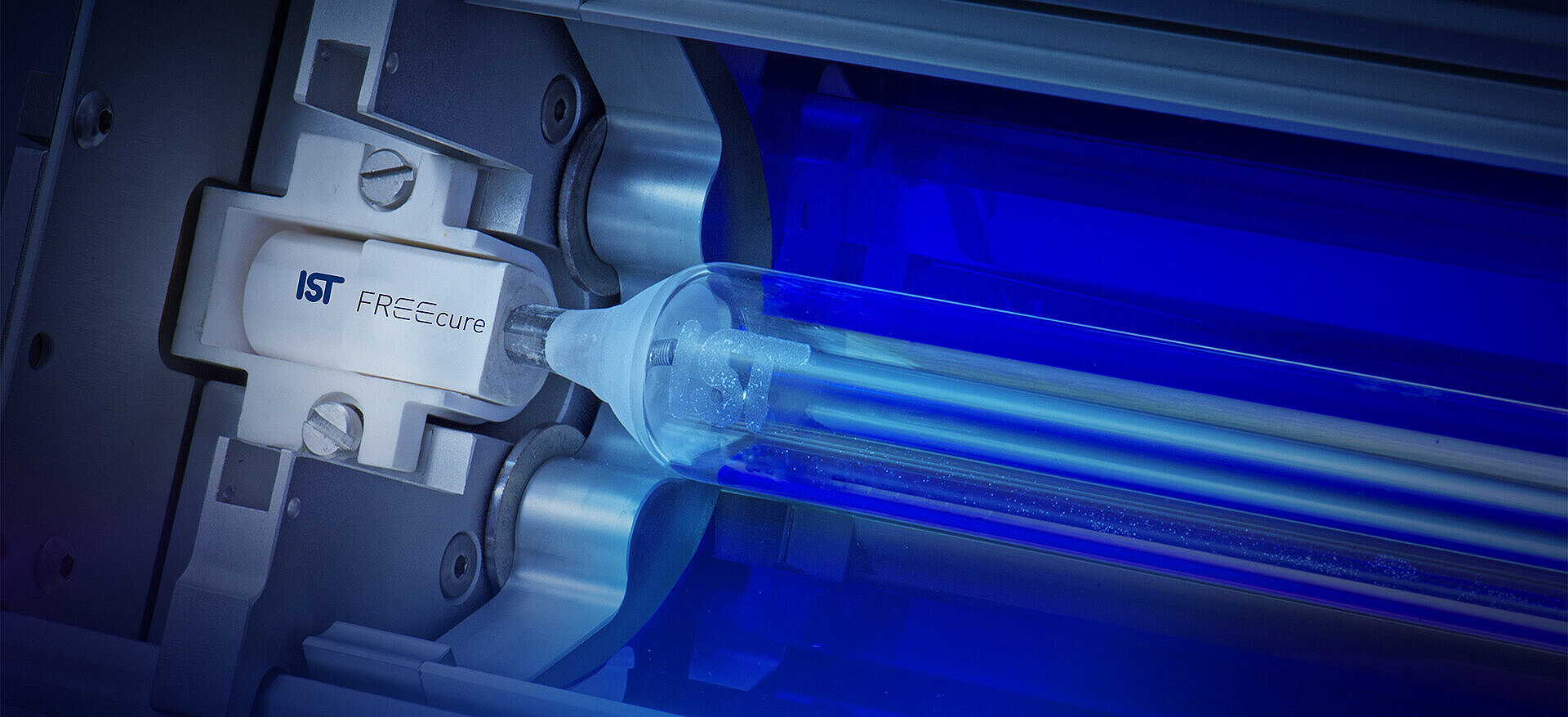 UV curing without Photo initiators and inertisation